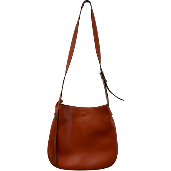Gianni Chiarini Handbags - Gianni Chiarini Italian Leather Cognac 
Crossbody‎ Bag Artisan Crafted Luxury